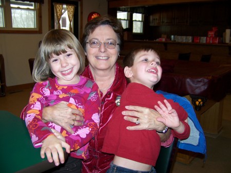 my kids with their grammy