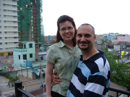 Matt and I in Ho Chi Minh City, Vietnam - 2006