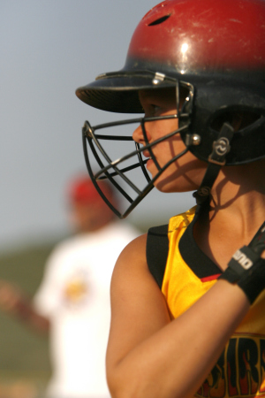 Ashlyn At Bat