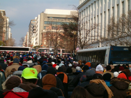 Leaving the Mall 1/20/09