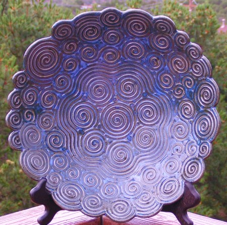 My work...Coil platter