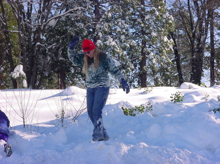 Me Playing in the snow!