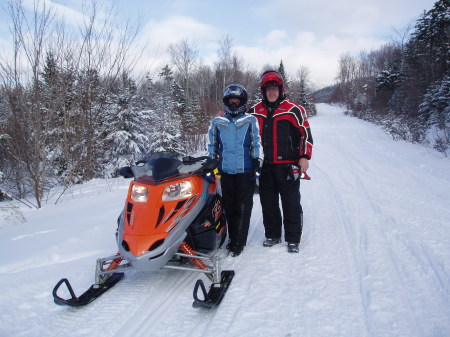 Snowmobiling ME, Jan.2009