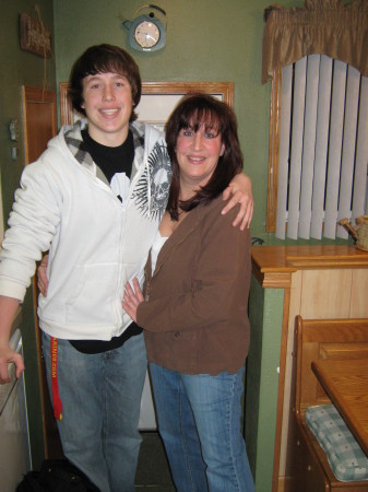 My son Alec (14yrs) and Me 12/08