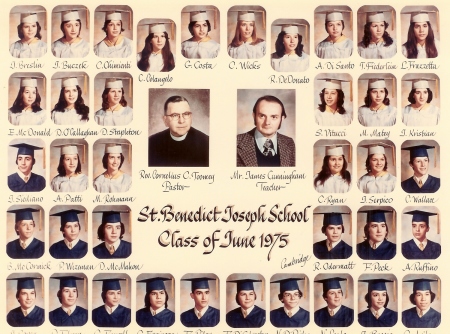 1975 Mr. Cunningham's Graduating Class