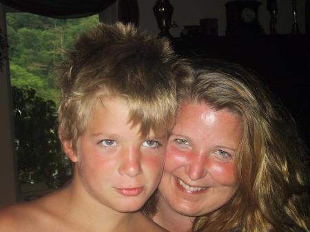 My sister Dana and her son Trisden