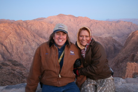 Sunrise on top of Mt. Sinai