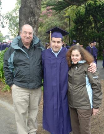 Alex's graduation at SF State 2008