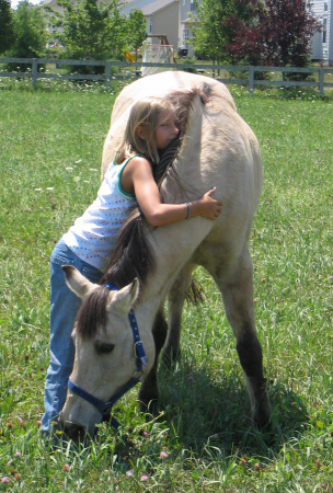 Danielle and her pony Macho
