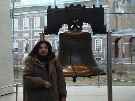 At the Liberty Bell in Philadelphia Jan. 11th