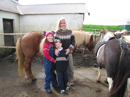 Riding Horses in Iceland