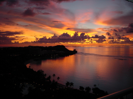 Sunset over Tumon Bay, Guam