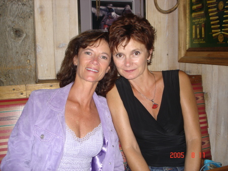 My sister Denise and I
