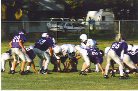 8th grade football (Coby)