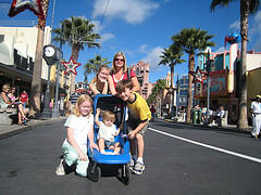 Family at Disney