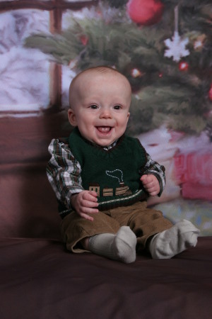 Evan's first Christmas