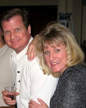 My wonderful & handsome husband Curt & me