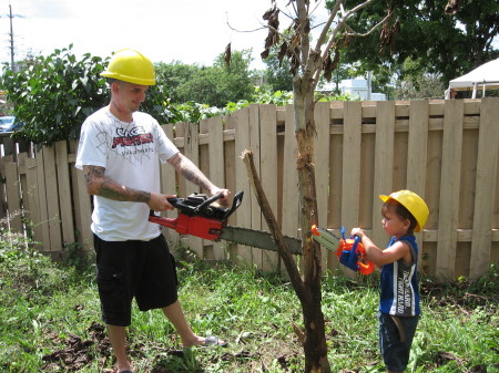 My Son & Grandson.