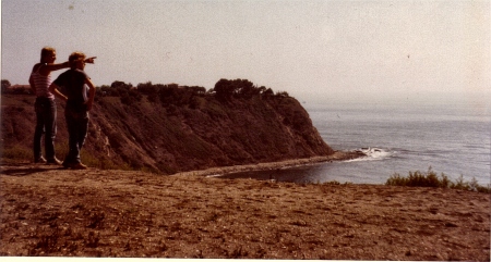 Andy K. & Steve O. on Califorina coast in 1974