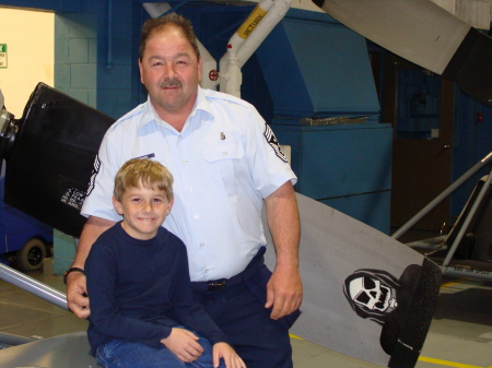 Matt and I in the V-22 engine shop