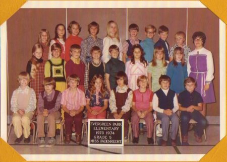 Evergreen Elementary 73-74 Fadenrecht's Class
