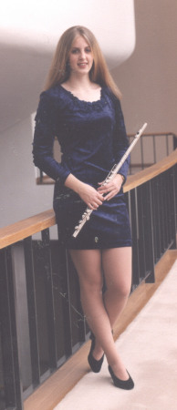 Anne with her flute