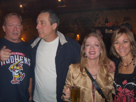 John, Paul, his wife Elayne,  and Sue