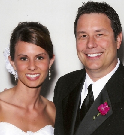 Jerry w/ daughter Emily at her wedding 6/14/08