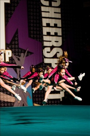 WOW!  Awesome toe-touch!