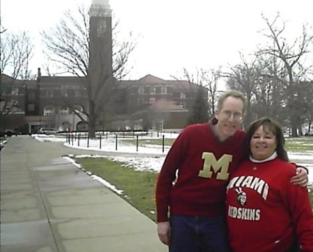 My Husband & I at His Miami University