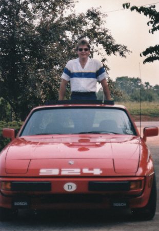 In my Porsche Summer 1985