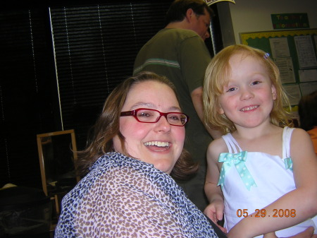 My daughter and I in May 2008