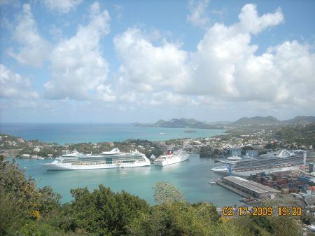 Port on St Lucia