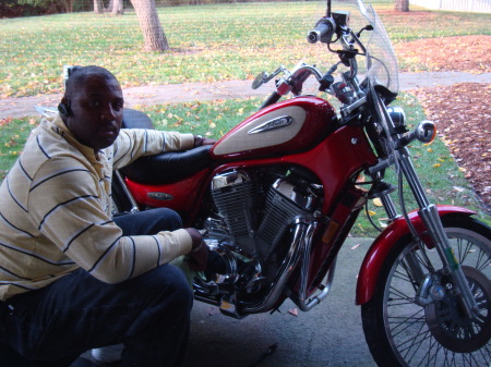 My husband and his toy