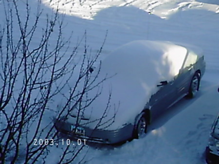 Snows in Minot, North Dakota