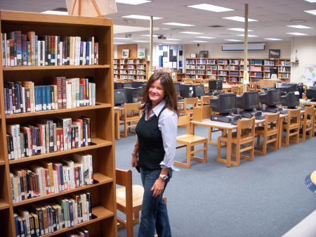 Carol finally found the library!