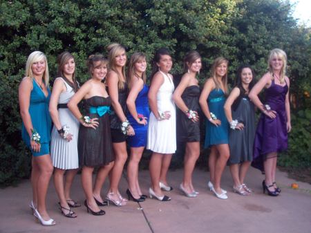 all the girls before the dance..