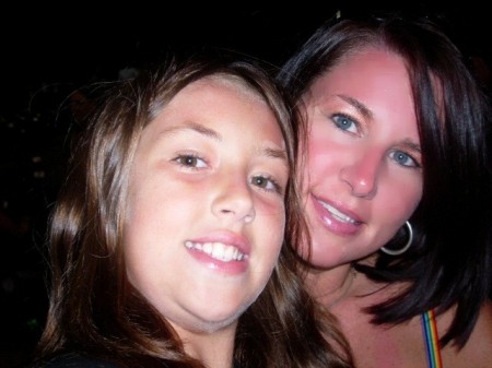 Me and my best friend at the Jonas Brother 08