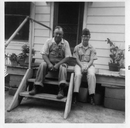 My grandfather and me in 1965