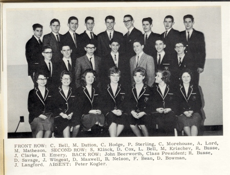 Grade 10 (1963-64)