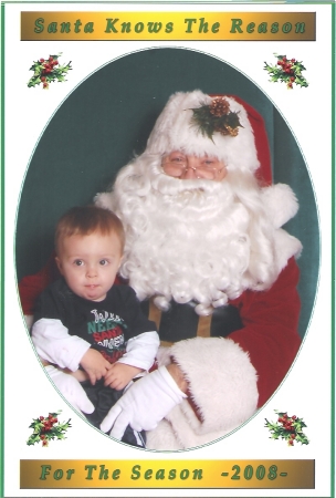 Lucas and Santa