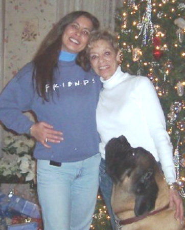 Me, my mom & Murphy, Xmas '08