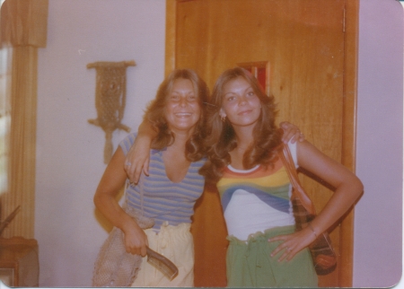 Joi Birdsong and me (Gaylene Acree) in 1977