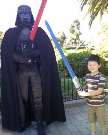 Vader and the kid