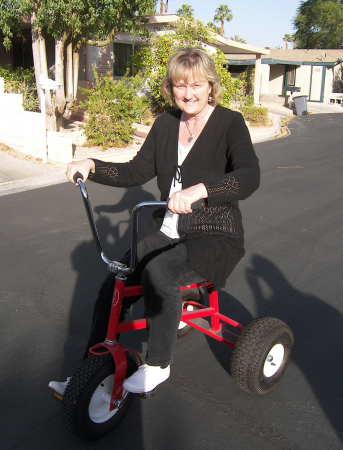Me on my Tricycle ~ Dec 09