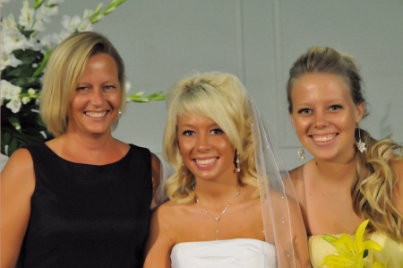 Me and the girls - Ashley's wedding