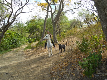 2010 Ann, Zoey and Rambo in St Lucia