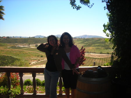 More wine with sis Isabel