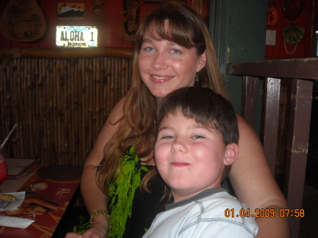 My wife Lisa & son Luke