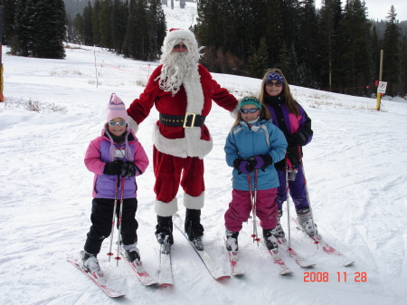 My 3 girls in Colorado 11/08-1st ski trip
